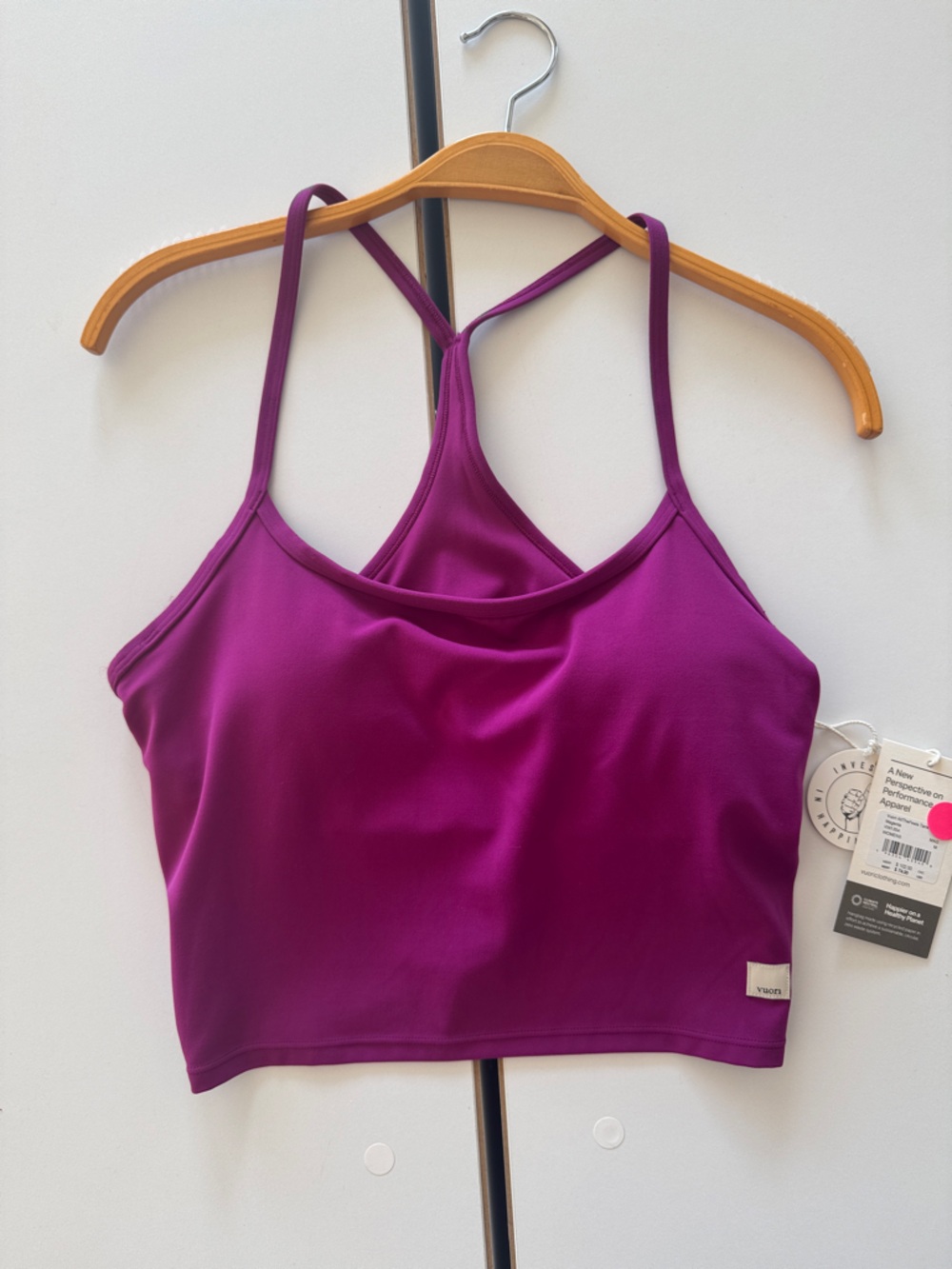 NWT - Vuori - AllTheFeels Tank - Magenta - Size XS